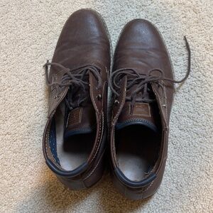 Rye Dark Brown Leather Ankle Boots
